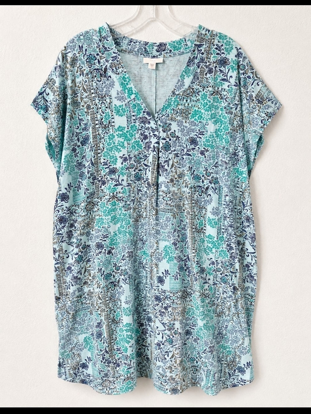 J.Jill Floral Print Tunic Dress – Size L
